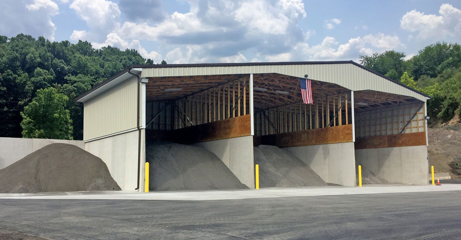 Bulk & Salt Storage project by Conestoga