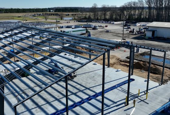 Bulk & Salt Storage project by Conestoga